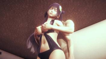 3D Hentai Got Big Boobs Massage